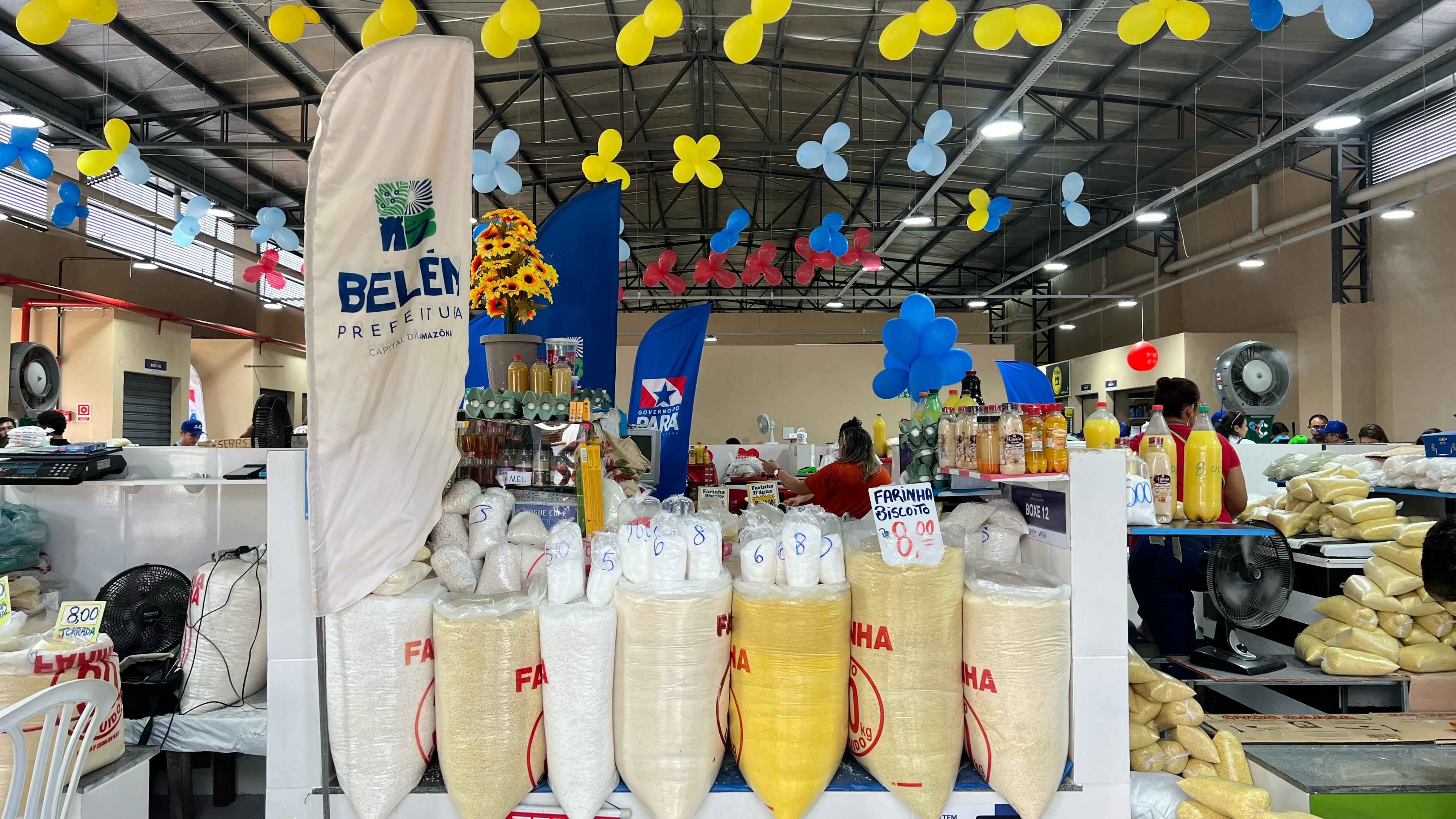 Imagem - Mais de 100 feirantes são beneficiados com novo Mercado da Farinha no Guamá, em Belém