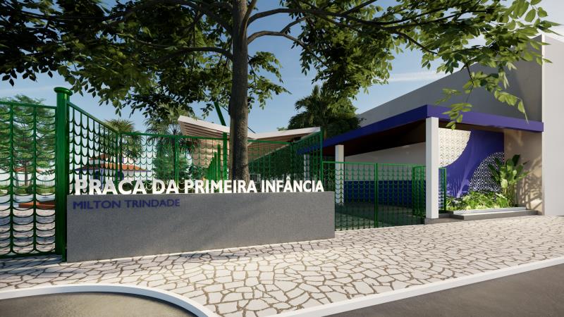 Praça vai ser localizada no Horto Municipal.