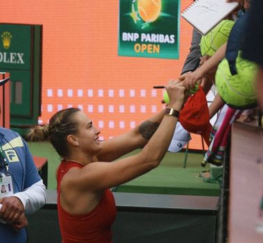 Imagem - Sabalenka avança às oitavas em Miami e agradece torcida em português: 'Te amo, Brasil'