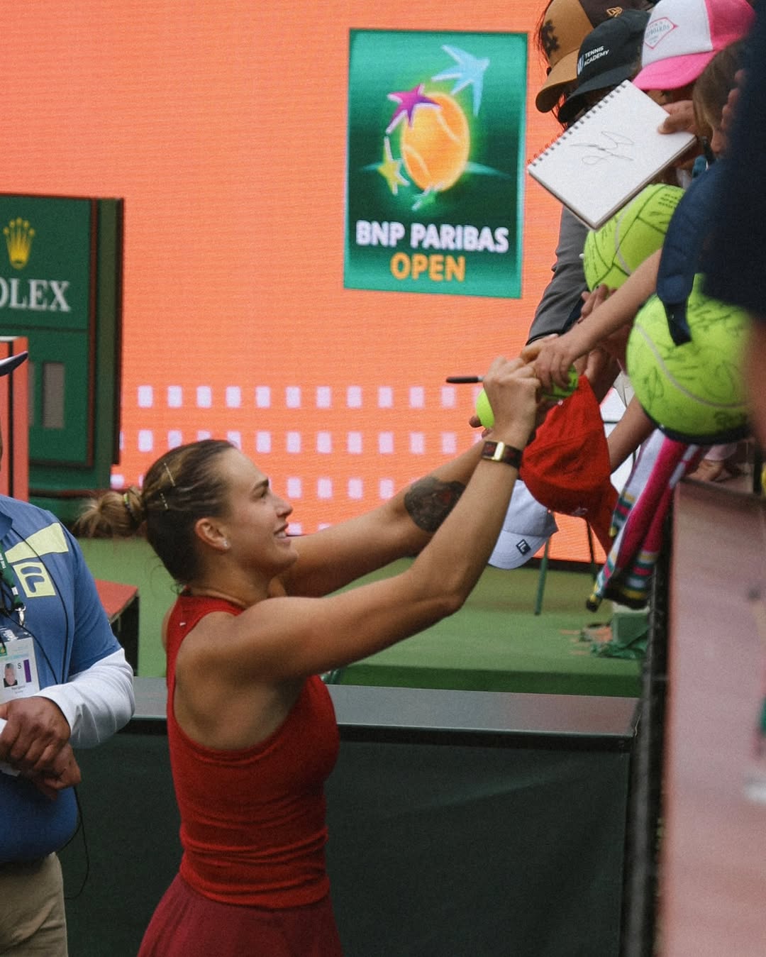 Aryna Sabalenka avançou às quartas de finais do Miami Open