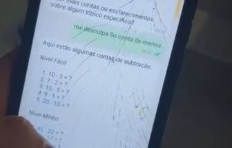 Vídeo: mãe flagra filha estudando matemática com IA