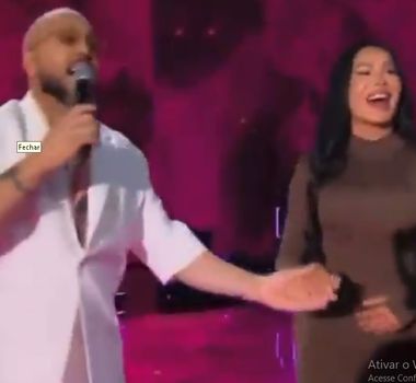 Imagem - Belo e Gracyanne se reencontram no Domingão do Huck e emocionam plateia com dança inesperada; assista