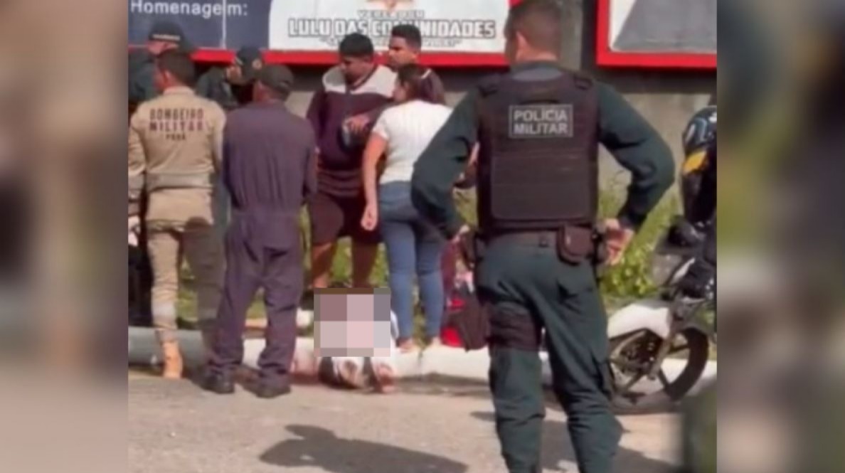 Imagem - Vídeo: motociclista fica ferido em acidente na Avenida Centenário, em Belém