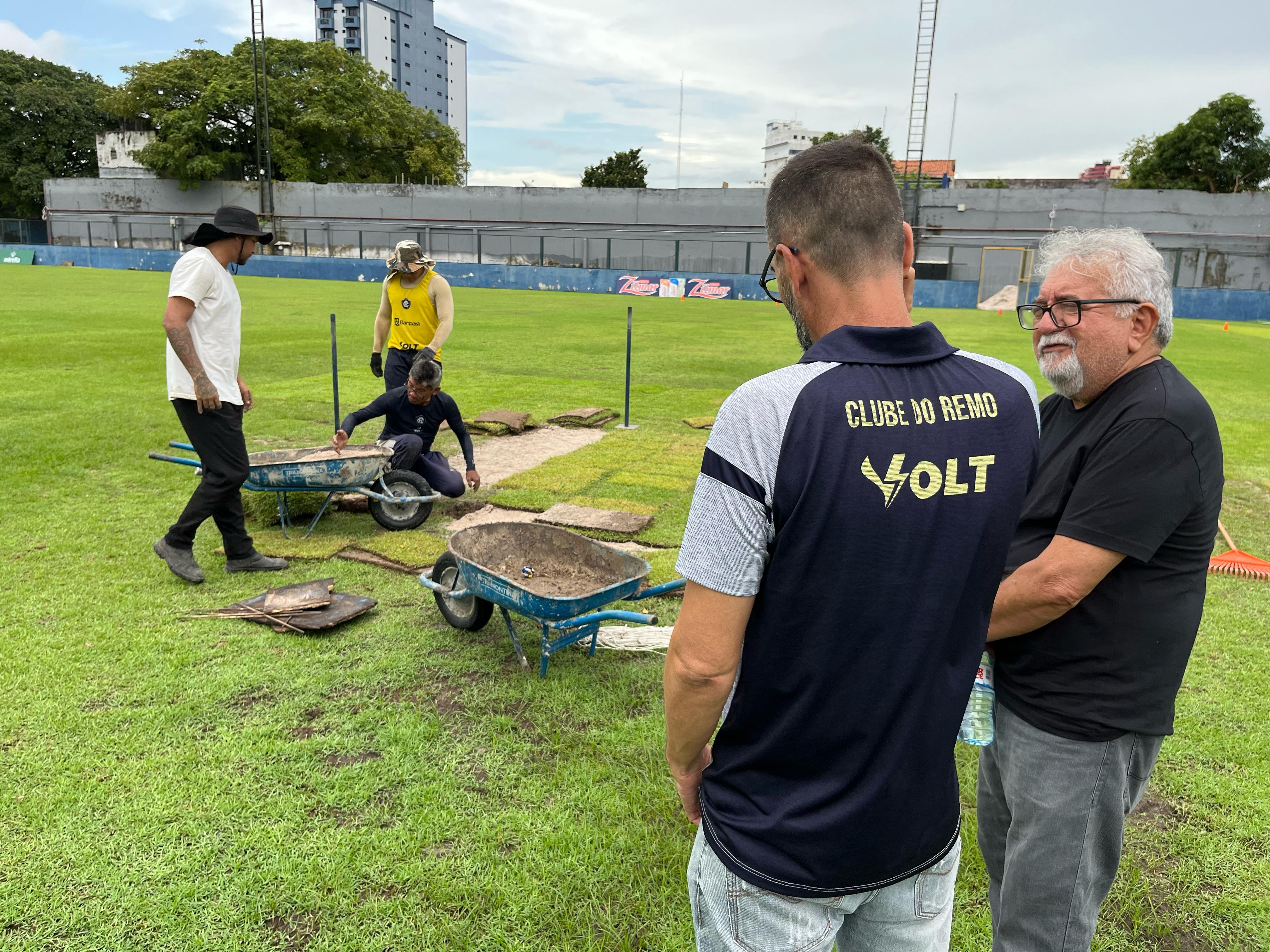 Imagem - Vídeo: Remo projeta retorno ao Baenão após reformas no gramado