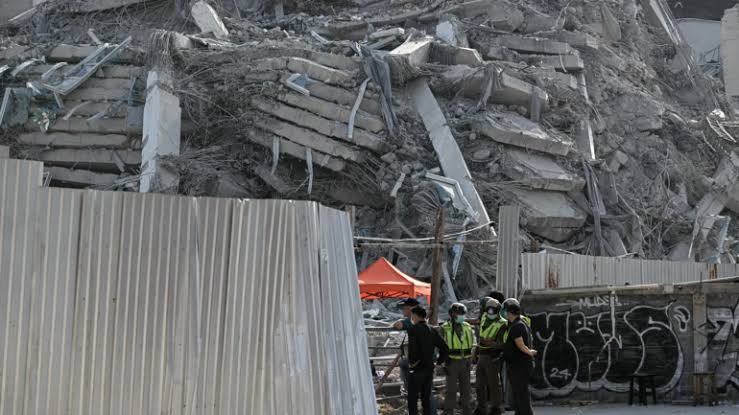 Imagem - Vídeo: terremoto de magnitude 7,7 atinge Mianmar e derruba prédio na Tailândia