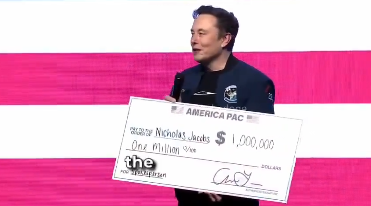 Imagem - Elon Musk distribui cheques milionários às vésperas de eleição judicial nos EUA