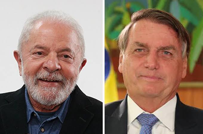 Lula e Bolsonaro estão empatados no limite da margem de erro, que é dois pontos percentuais