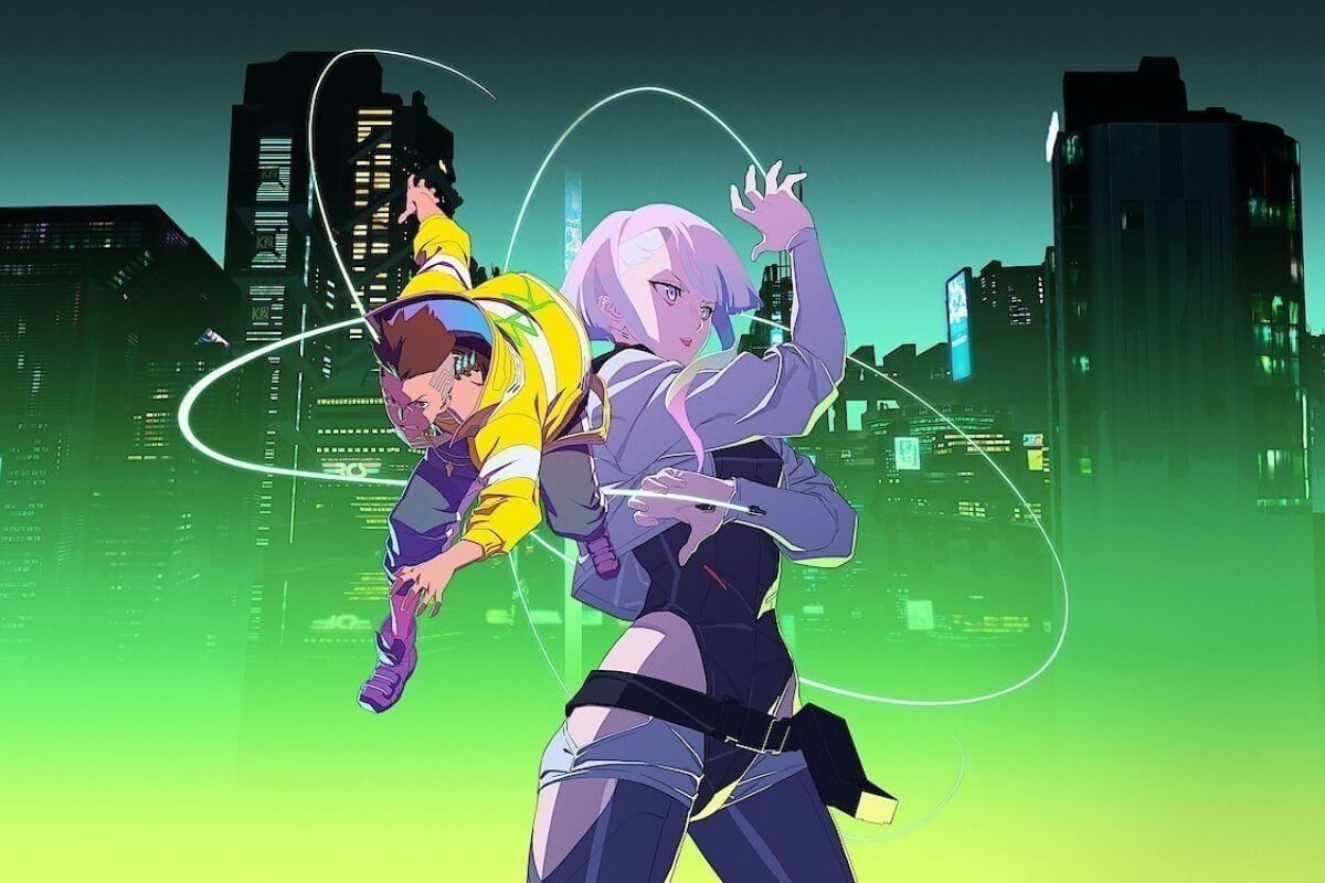 Animes disponíveis na Netflix estão repletos de aventura e emoção (Imagem: Reprodução digital | CD Projekt Red, TRIGGER e Netflix)