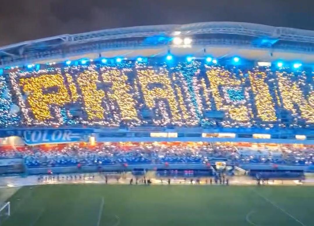 Imagem - Mosaico LED do Paysandu acende a encarnação e desperta chuva de memes na web; veja