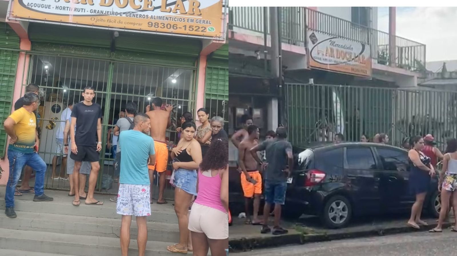 Imagem - Jovem é morto a tiros em mercadinho, após deixar filha na escola, em Ananindeua