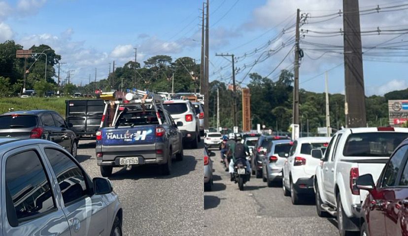 Imagem - Trânsito intenso engarrafa vias de Belém nesta sexta-feira; confira quais