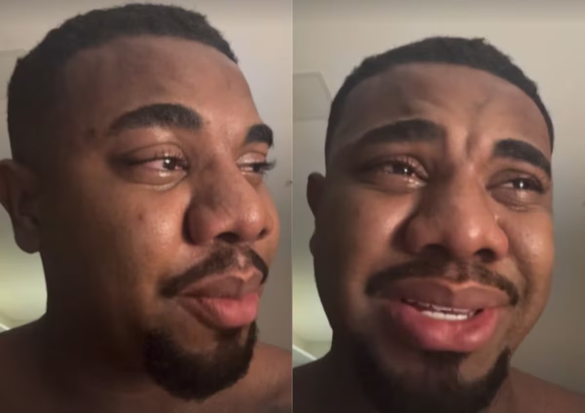 Imagem - Davi Brito chora em vídeo sobre término de namoro e mostra teste de gravidez: ‘Não sou mentiroso’; assista