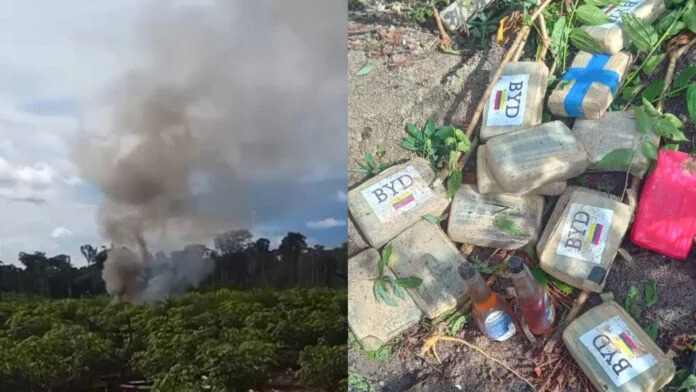 Imagem - Vídeo: aeronave com drogas cai em aldeia indígena próximo ao município de Jacareacanga, no Pará
