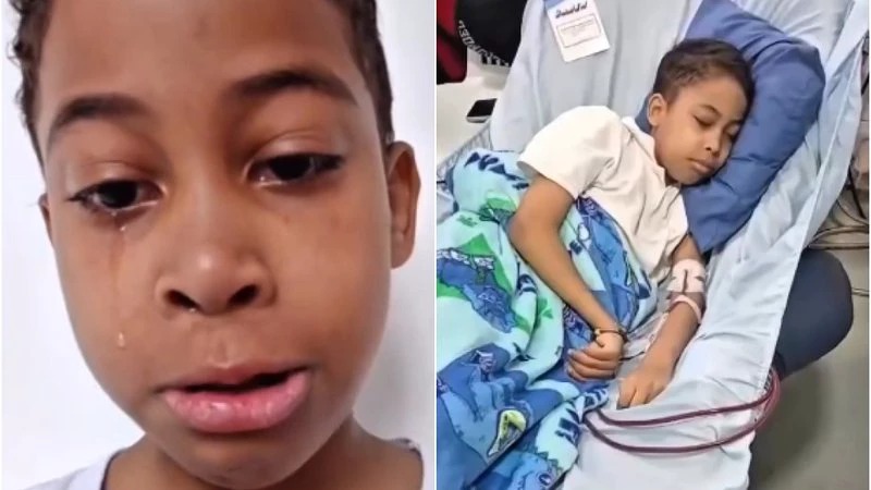 Imagem - Vídeo: menino de 12 anos chora e pede ajuda após STF negar remédio