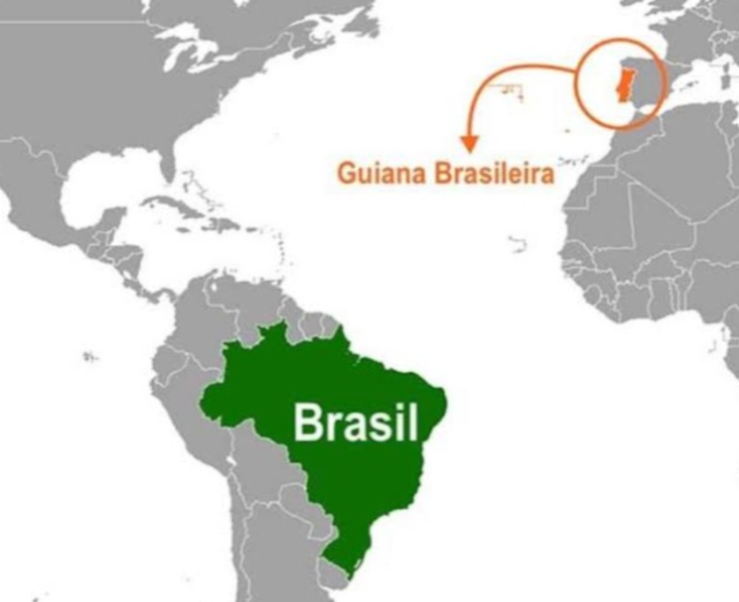 Imagem - Meme que chama Portugal de 'Guiana Brasileira' viraliza e irrita gringos
