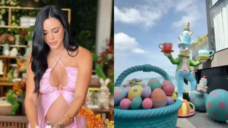 Imagem - Bruna Biancardi rebate fã que criticou decoração de Páscoa: 'Na sua casa você faz como quiser'