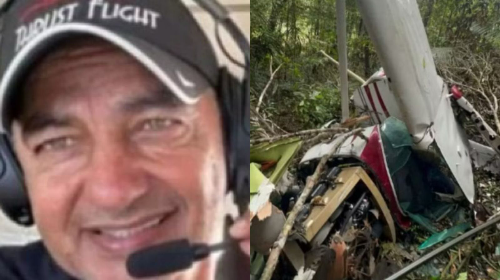 Imagem - Piloto desaparecido na floresta amazônica após pane em aeronave é encontrado entre destroços, no Pará