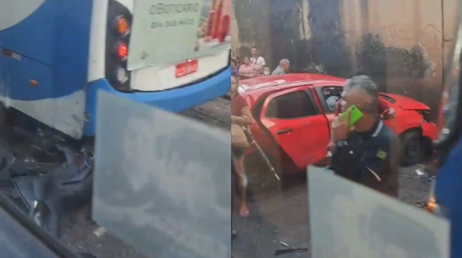 Imagem - Vídeo: acidente grave complica o trânsito no túnel do Entroncamento, em Belém