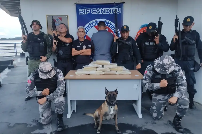 Imagem - Mais de 10 kg de drogas são apreendidas no Pará com ajuda de cão farejador