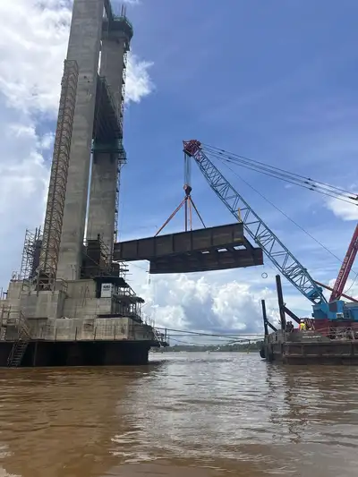 Imagem - Governo do Pará inicia montagem da superestrutura da nova ponte estaiada entre Icoaraci e Outeiro