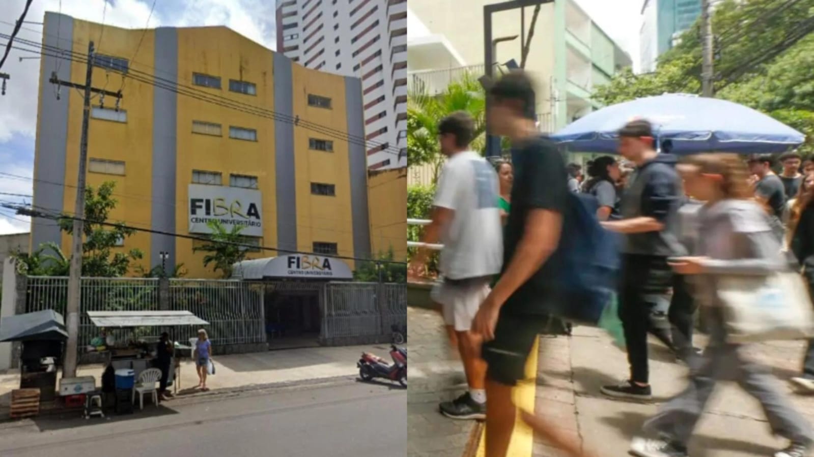 Imagem - Alunos organizam protesto após ação de criminosos na faculdade Fibra em Belém