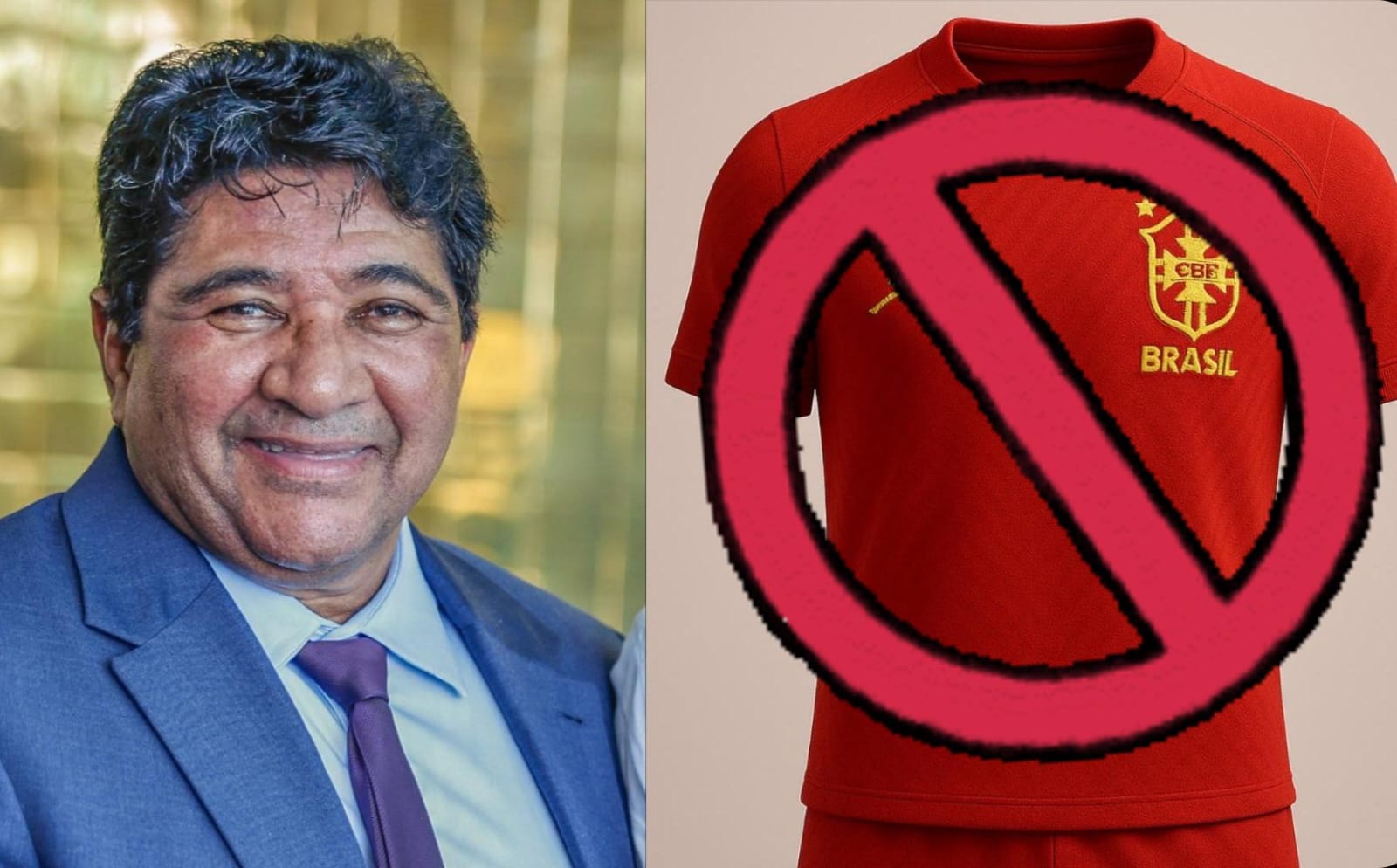 Imagem - CBF recua após grande repercussão de suposta camisa vermelha da Seleção Brasileira