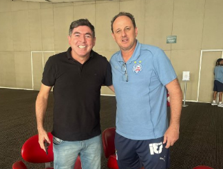 Robgol e Rogério Ceni se reencontram em Belém e relembram gols da época que atuavam; assista