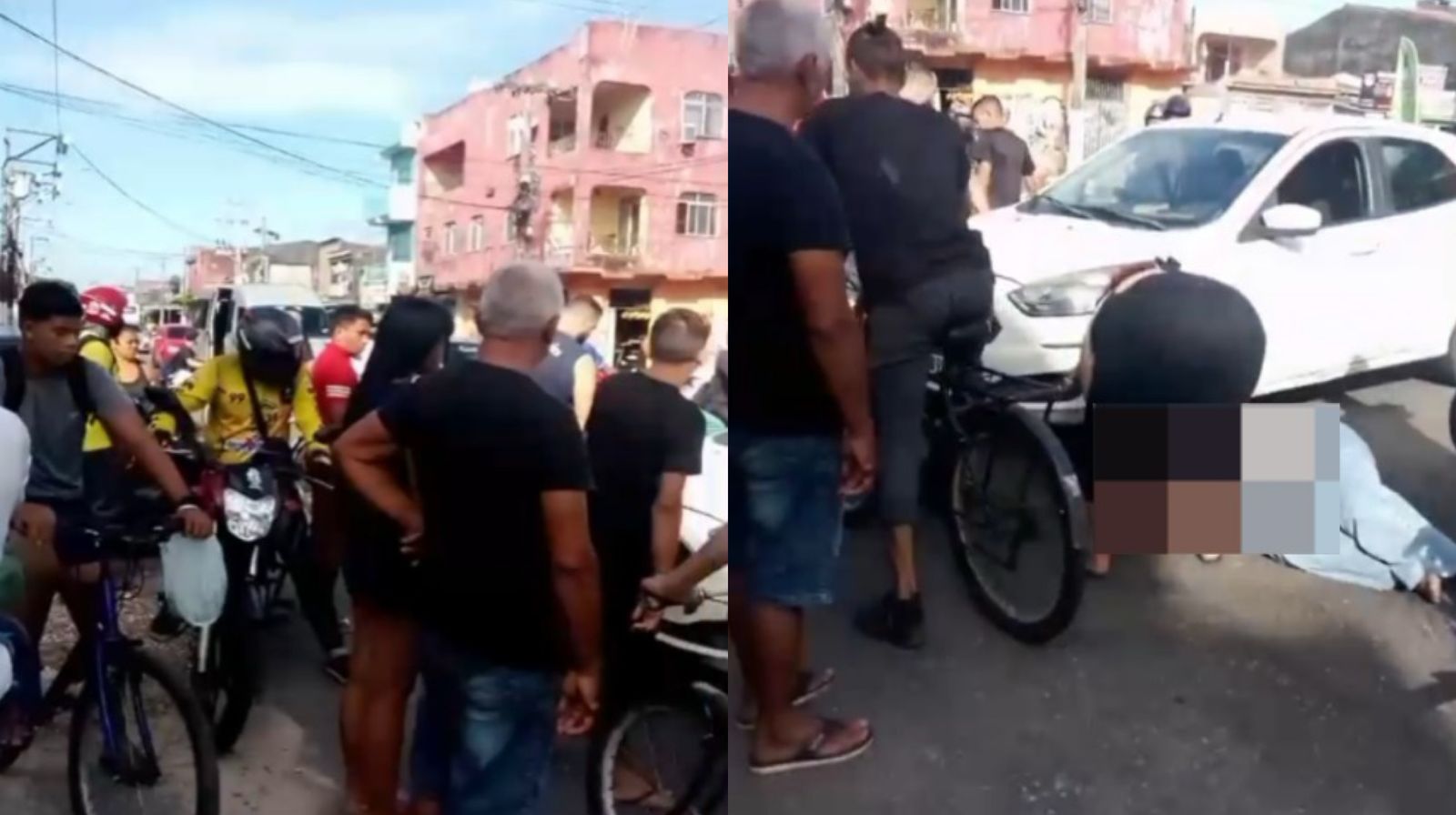 Imagem - Vídeo: mulher fica ferida em acidente de trânsito na Fernando Guilhon, em Belém