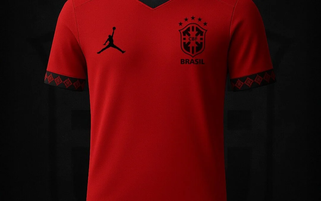 Uniforme vermelho foi cogitado pelo site inglês Footy Headlines, especializado em camisas de clubes de futebol.