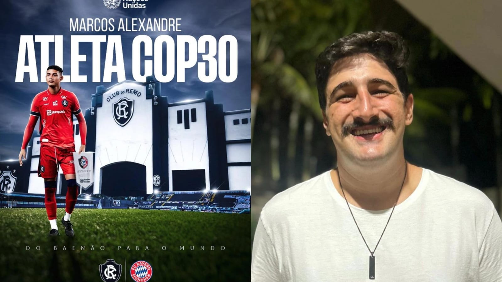 Imagem - Influenciador exalta parceria entre Remo e Bayern que leva goleiro da base para avaliação na Alemanha