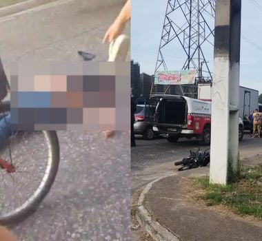 Imagem - Vídeo: acidente deixa uma pessoa ferida e trânsito lento na Avenida Independência, na Grande Belém