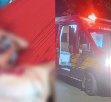 Imagem - Mulher é esfaqueada com criança no colo dentro de casa