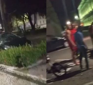 Imagem - Vídeo: duas pessoas ficam feridas após carros colidirem no bairro da Cidade Velha, em Belém
