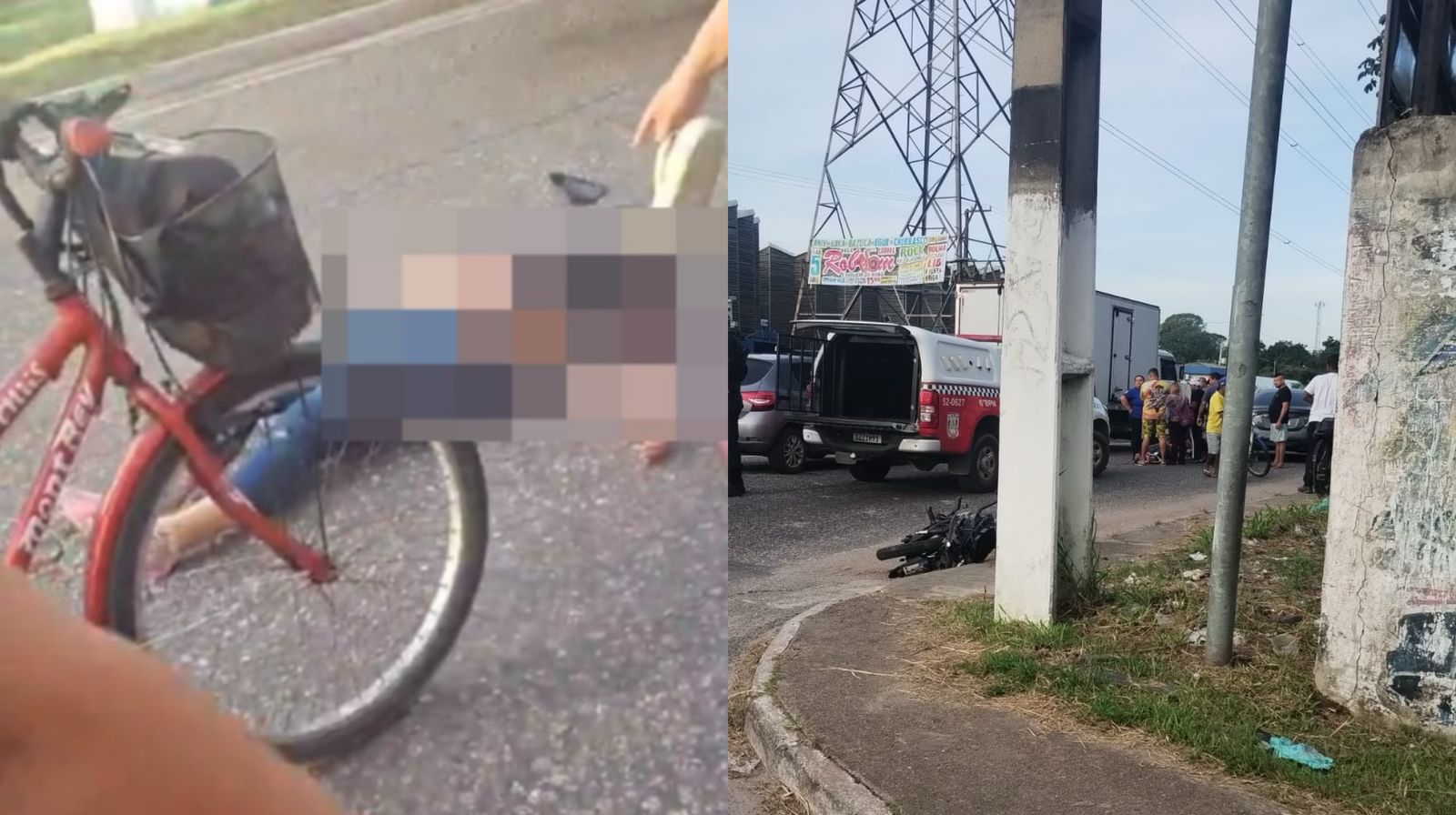 Acidente deixa uma pessoa ferida e trânsito lento na Avenida Independência, em Ananindeua.
