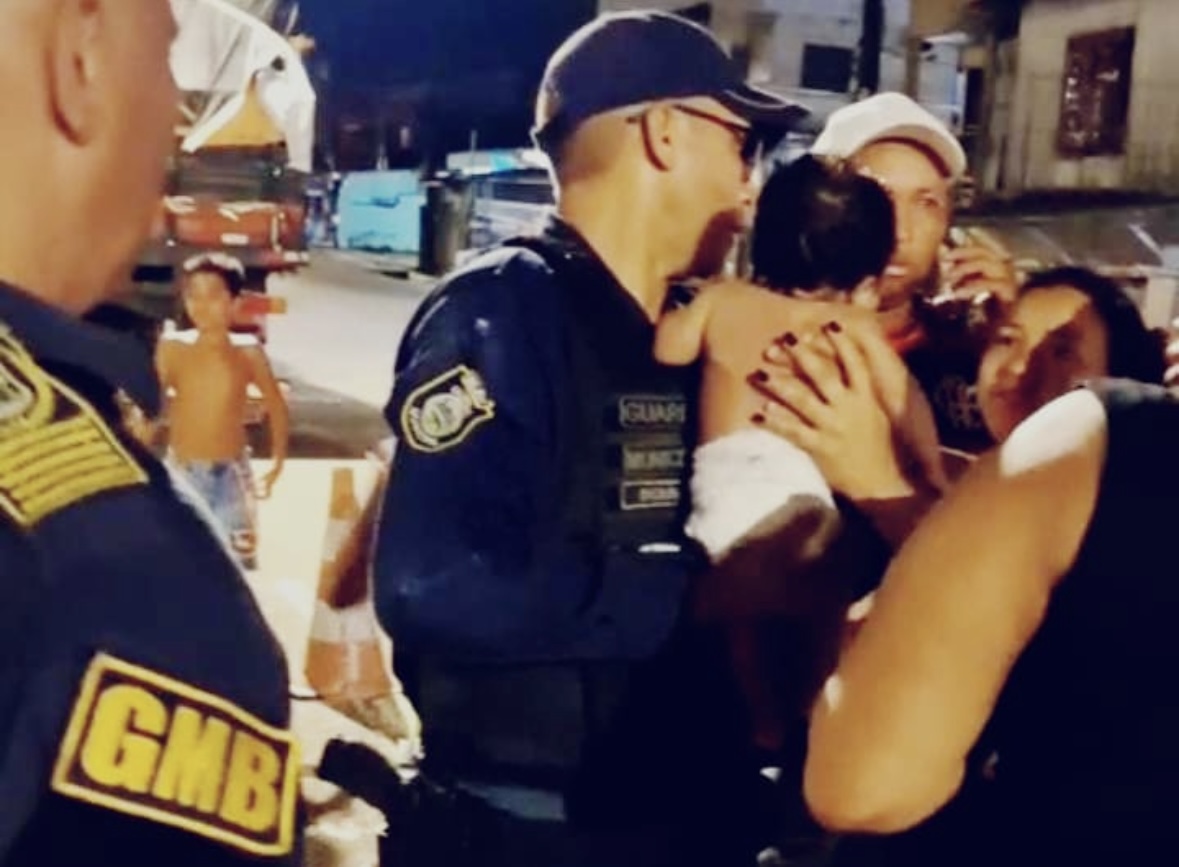 Imagem - Em ação rápida, agente da Guarda Municipal salva vida de bebê em Icoaraci