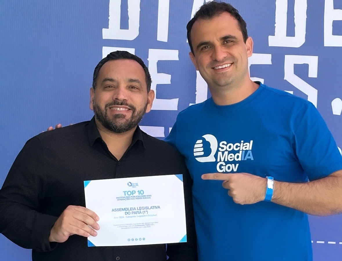 Redes sociais do parlamento paraense são reconhecidas em evento nacional e lideram ranking brasileiro - 