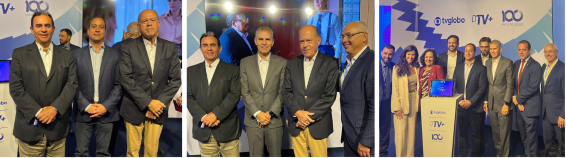 Representantes da TV Globo e das entidades ligadas à Comunicação