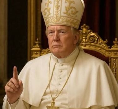 Imagem - Presidente Trump e Casa Branca publicam imagem do americano como papa