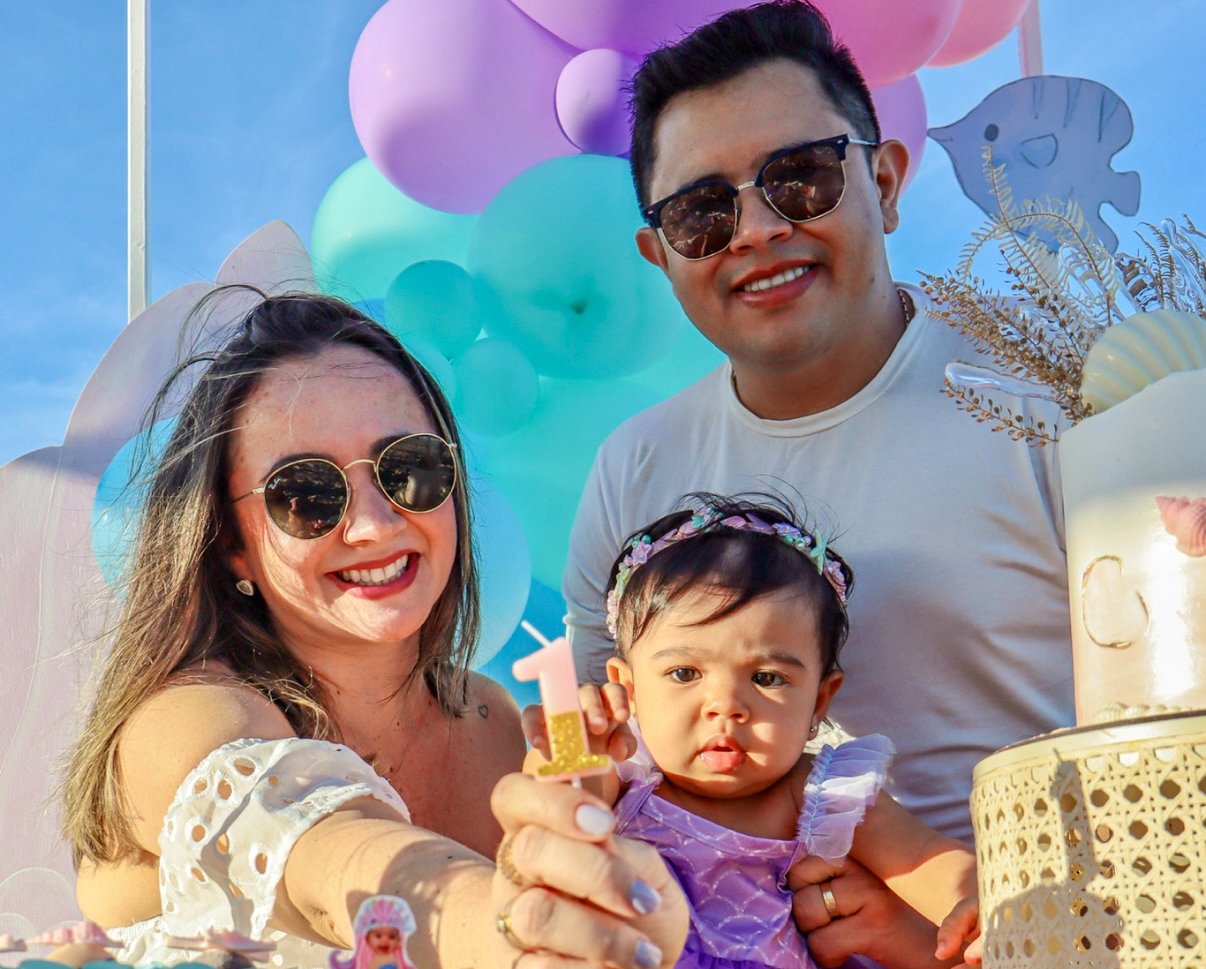 Paulo Pinto e Karenine Paiva Com Marina 