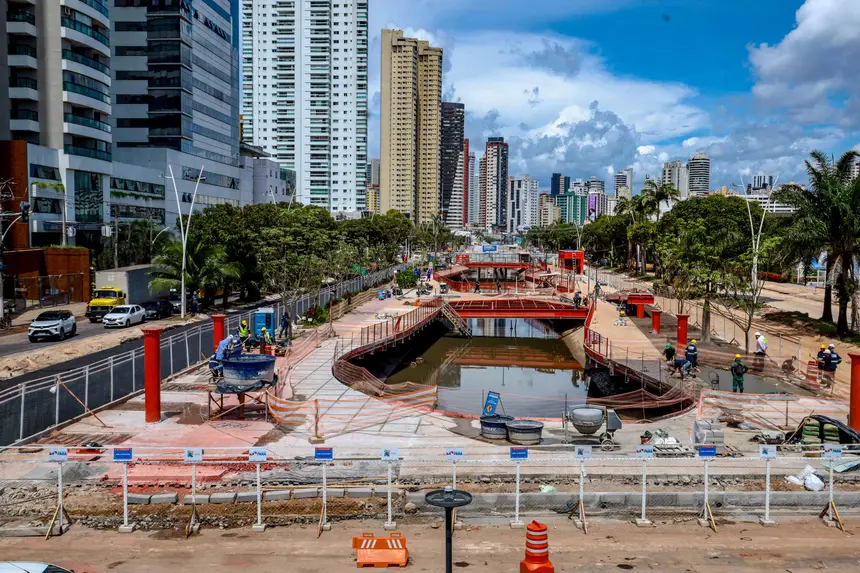 Imagem - Visual de novo trecho da Doca já pode ser visto pela população; veja fotos
