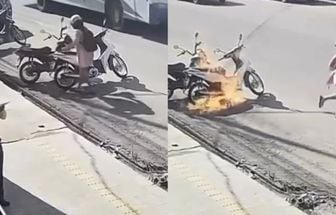 Mulher incendeia motocicleta após briga amorosa em Santarém