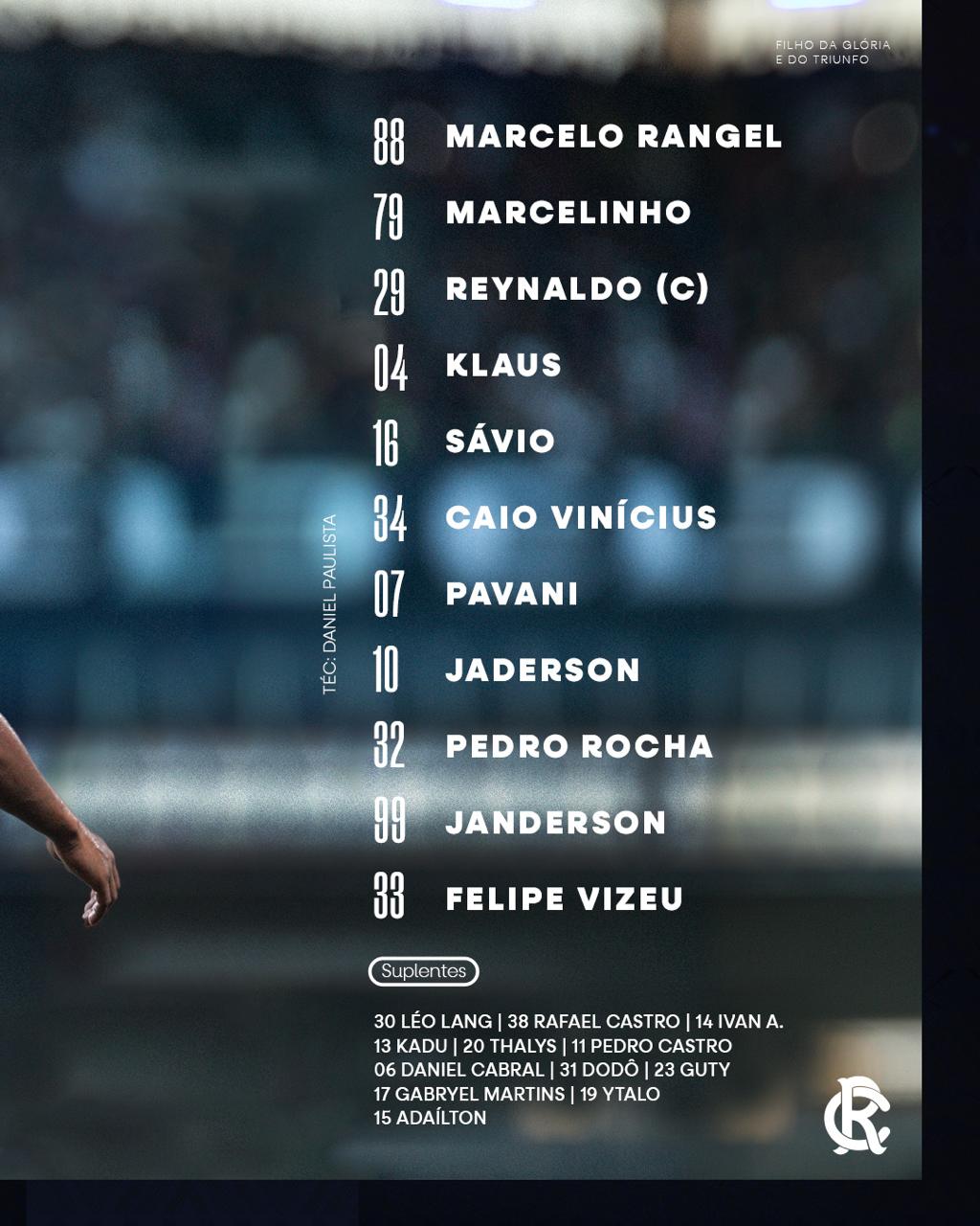 Escalação do Remo.