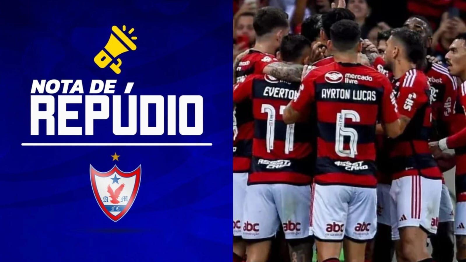 Azulão repudiou ataque sofrido por jogadores do Flamengo -