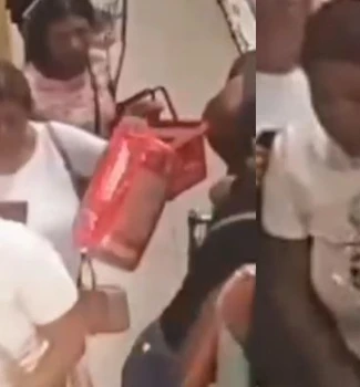 Imagem - Mulheres furtam cliente dentro de supermercado no centro de Capanema; ação foi registrada por câmeras