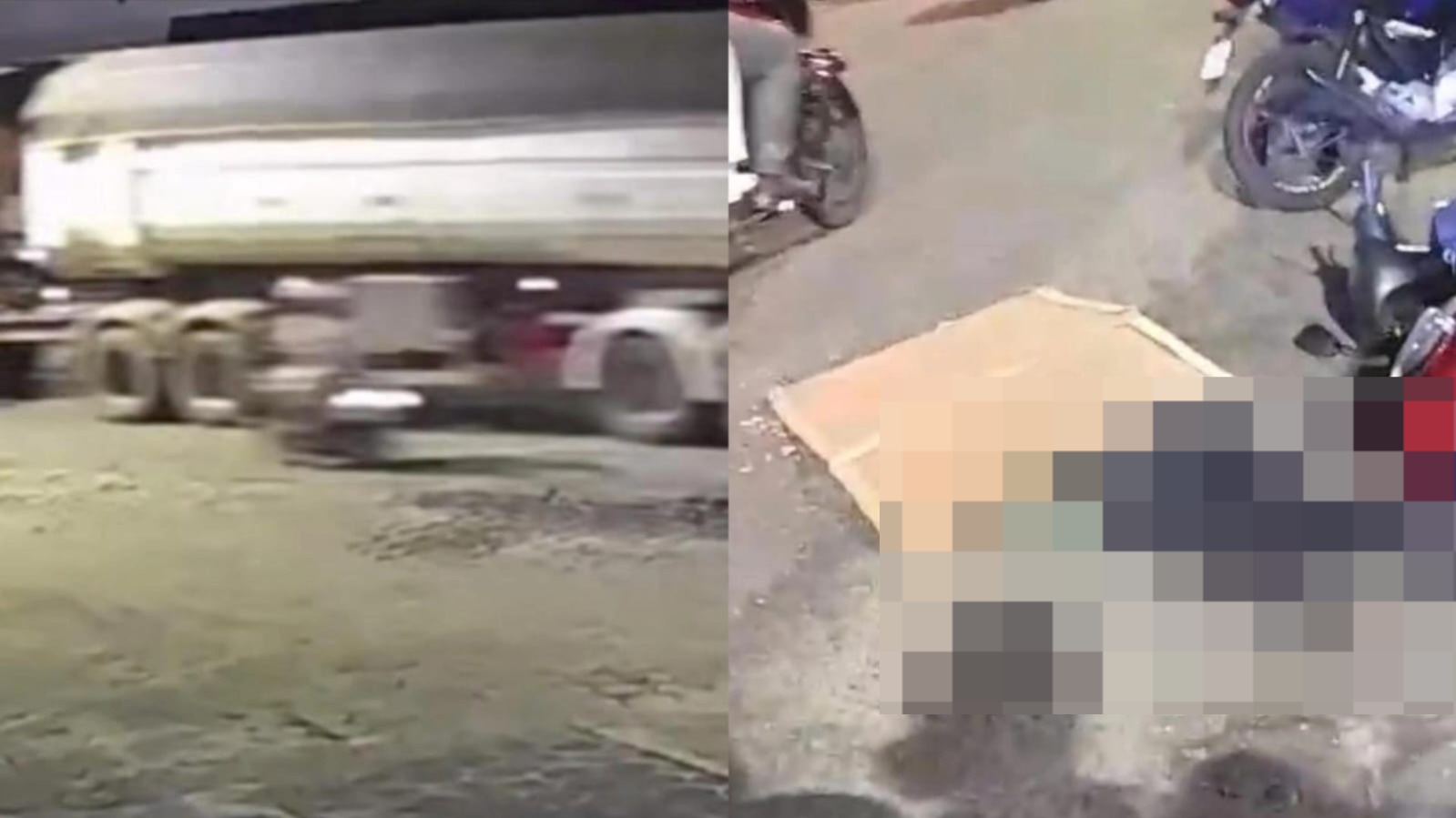 Imagem - Mulher morre após cair em buraco e colidir com carreta na Augusto Montenegro, em Belém