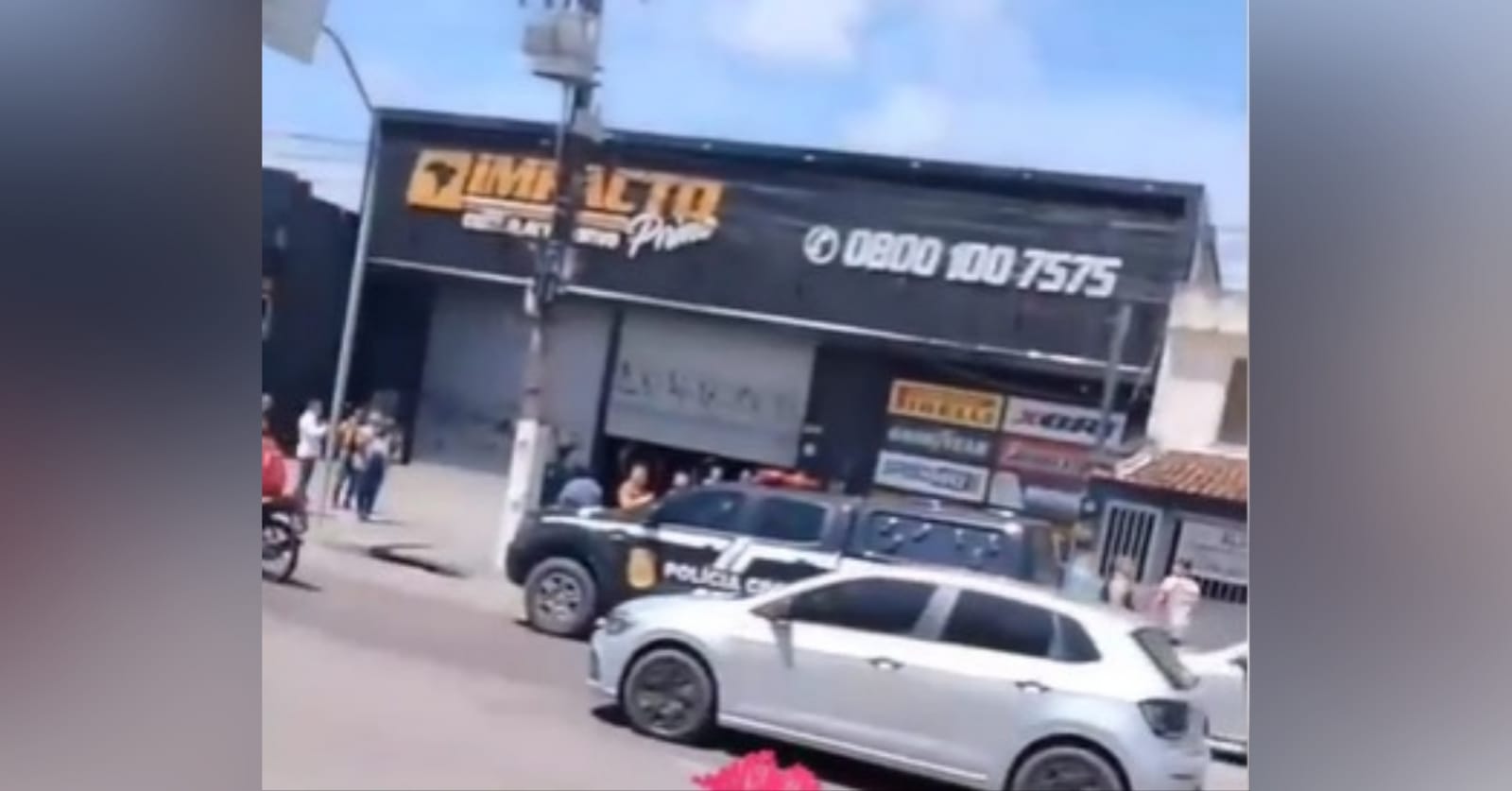 Imagem - Tiroteio é registrado em loja de pneus na João Paulo II em Belém