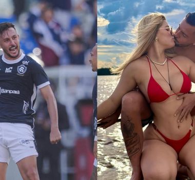 Imagem - Casal xodó: antes do Re-Pa decisivo, craque do Remo se declara à amada