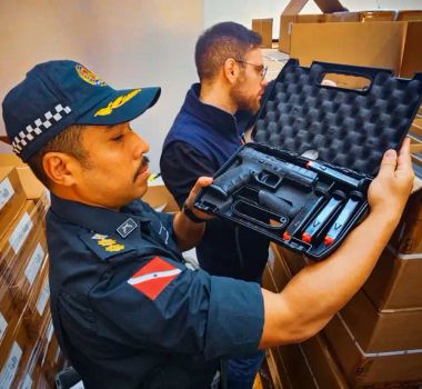 Imagem - Polícia Militar do Pará realiza testes em 4.400 novas pistolas Beretta na Itália