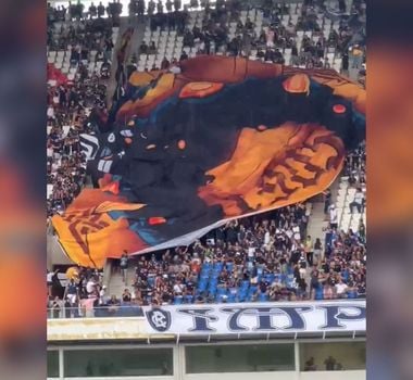 Imagem - Chuva impede que torcida do Remo suba mosaico: ‘estragou tudo’; assista