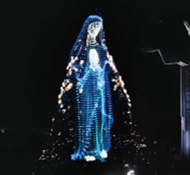 Imagem - Imagem de Nossa Senhora Aparecida é projetada no Cristo Redentor no RJ e emociona; assista